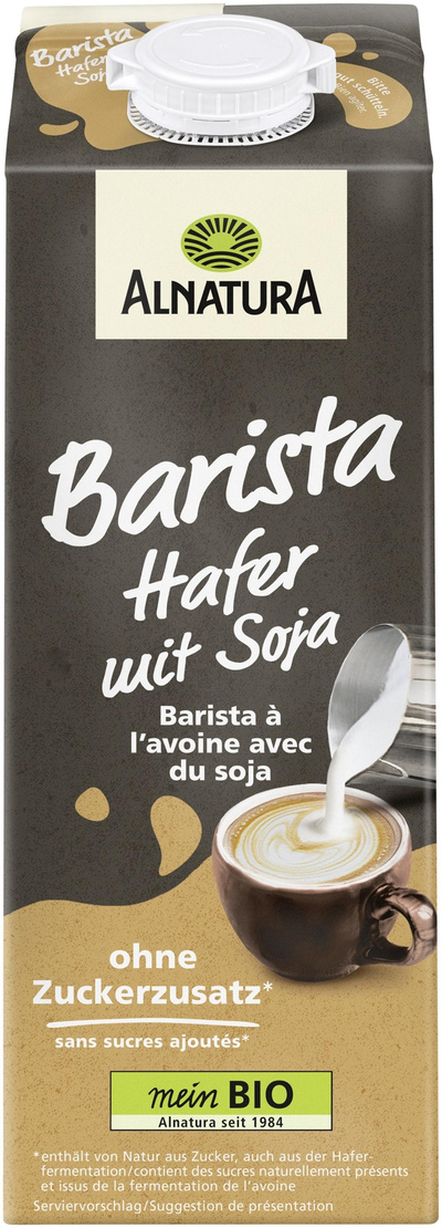Produktfoto zu Barista Hafer mit Soja 1 l Alnatura