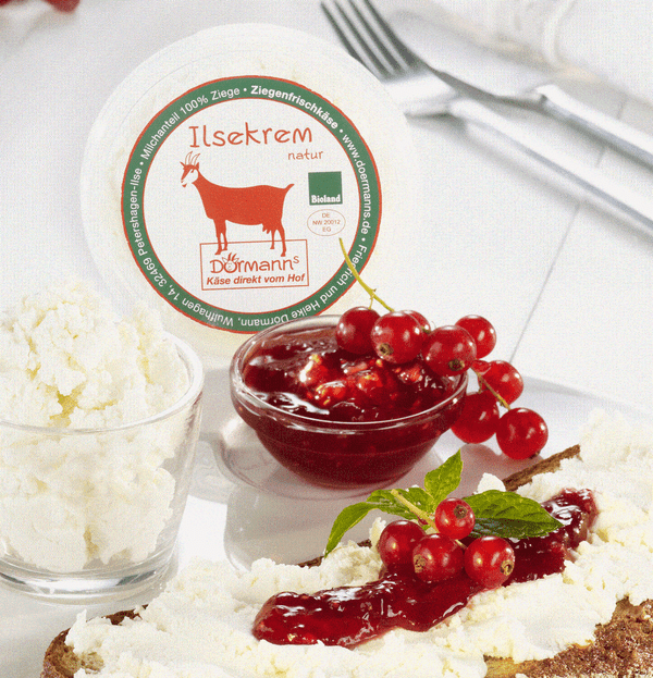 Produktfoto zu Ilsekrem Ziegenfrischkäse natur 150g Dörmanns