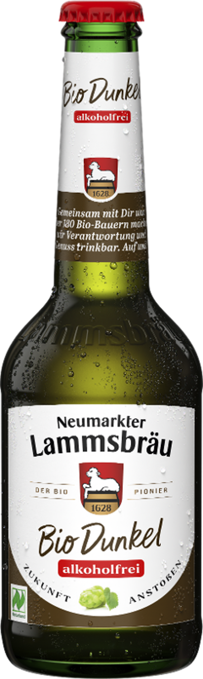 Produktfoto zu Bier Dunkel alkoholfrei 0,33 l Neumarkter Lammsbräu
