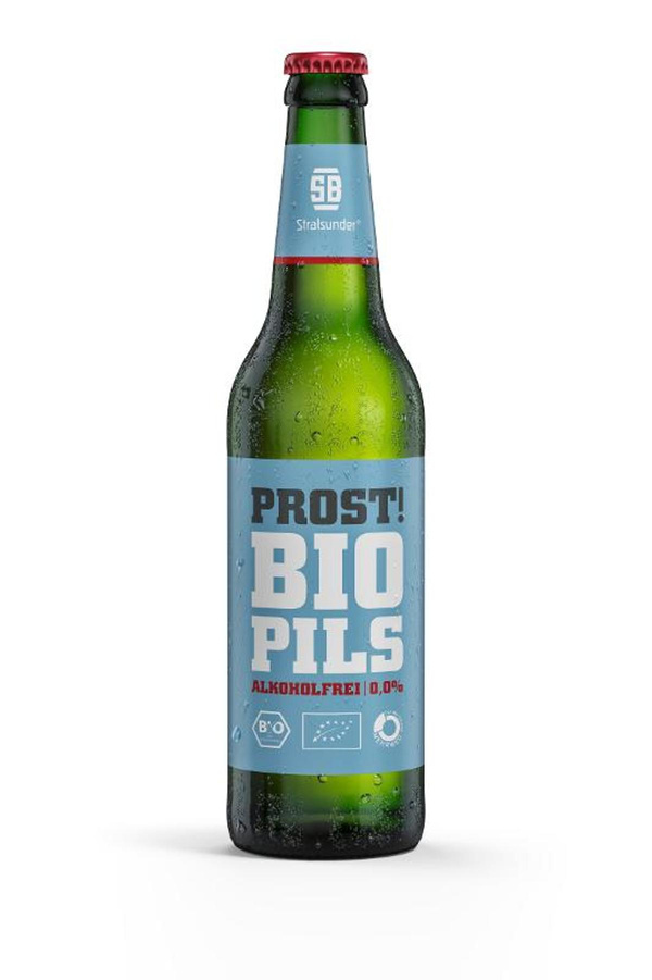 Produktfoto zu Stralsunder Pils alkoholfrei 0,5l Störtebeker Braumanufaktur