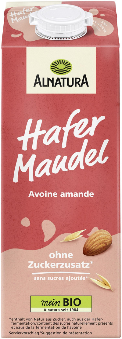 Produktfoto zu Hafer Mandel Drink natur 1l Alnatura