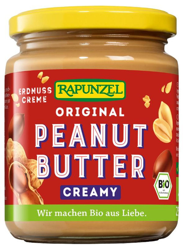 Produktfoto zu Peanutbutter creamy 250g Rapunzel