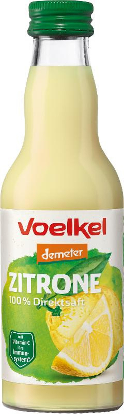 Produktfoto zu Zitronensaft 0,2 l Voelkel