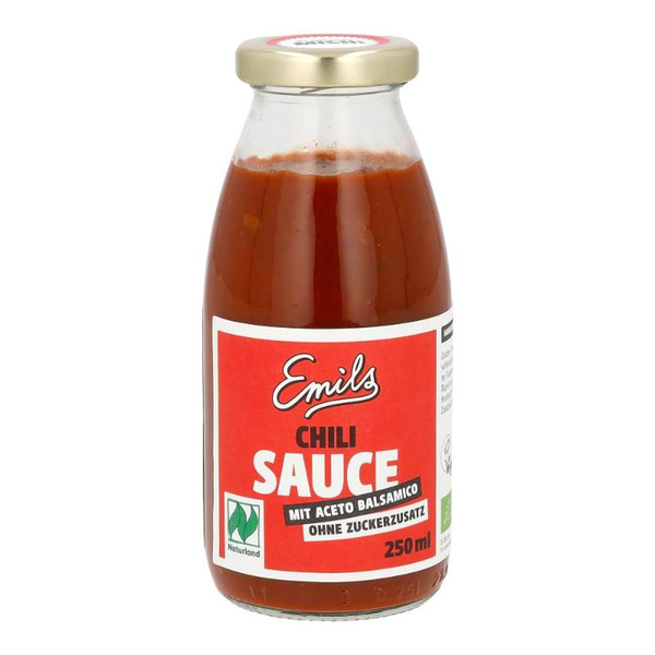 Produktfoto zu Chili Sauce  250ml Emils Bio Manufaktur