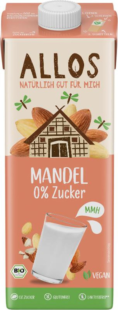 Produktfoto zu VPE Mandel Drink naturell 6x1 l Allos