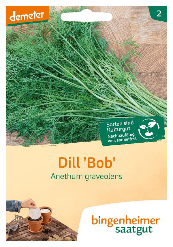 Produktfoto zu Saatgut Dill Saatscheibe Bingenheimer Saatgut