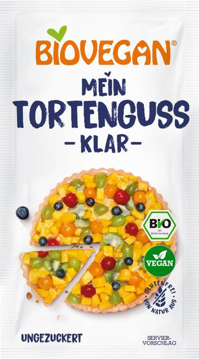 Produktfoto zu Tortenguss klar 2x6g Biovegan
