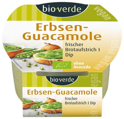 Produktfoto zu Erbsen Guacamole 150g bio-verde