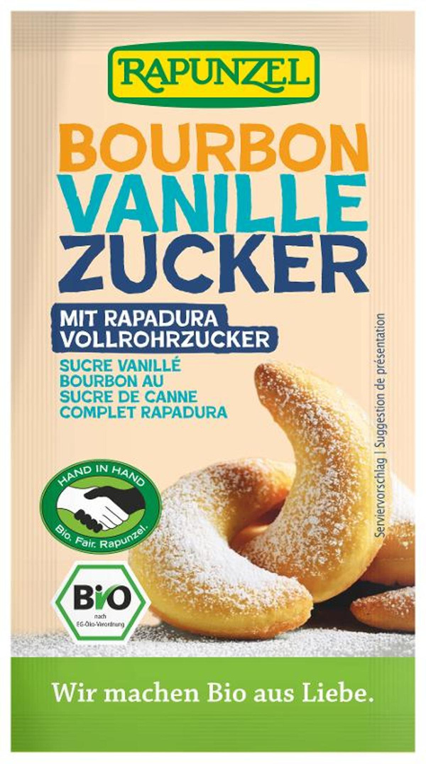 Produktfoto zu Vanillezucker Bourbon 8g Rapunzel