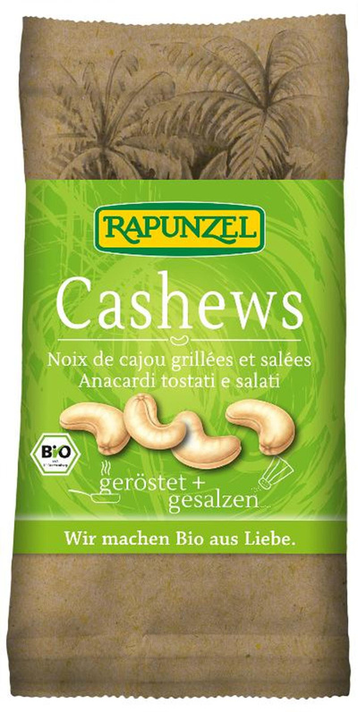 Produktfoto zu Cashewkerne geröstet & gesalzen 50g Rapunzel