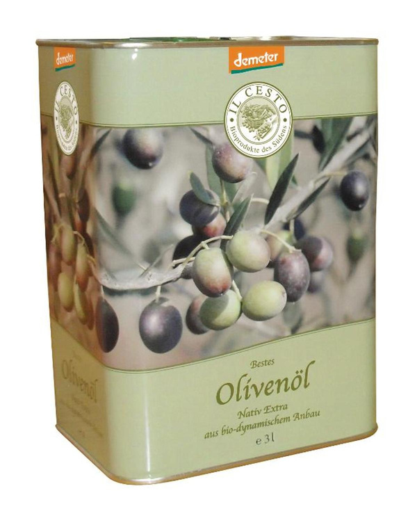 Produktfoto zu Olivenöl 3 l Il Cesto