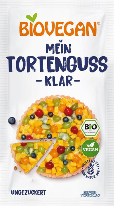 Produktfoto zu Tortenguss klar 2x6g Biovegan