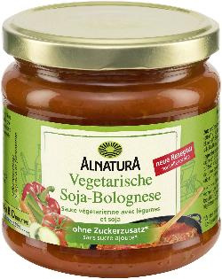Produktfoto zu Vegetarische Soja Bolognese 350ml Alnatura