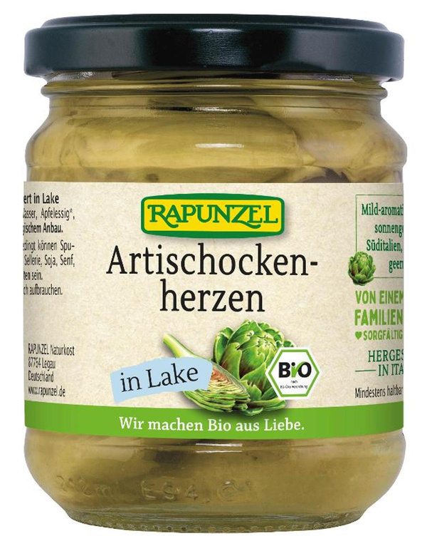 Produktfoto zu Artischocken geviertelt in Lake 200g Rapunzel