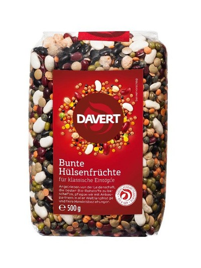 Produktfoto zu Bunte Hülsenfrüchte (Mischung)  500g Davert