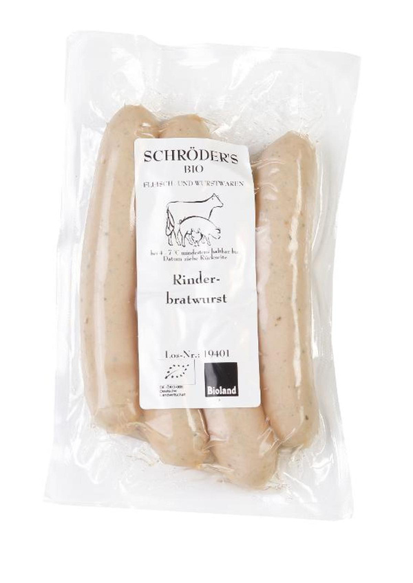 Produktfoto zu Rinderbratwurst 200g Schröders