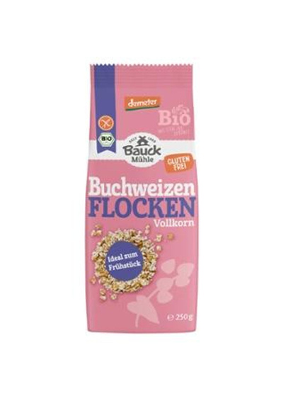 Produktfoto zu VPE Buchweizenflocken glutenfrei 6x250g Bauck Mühle