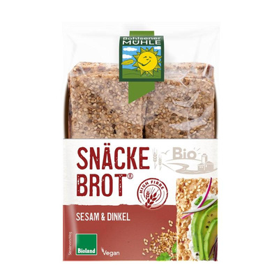 Produktfoto zu Snäckebrot Sesam & Dinkel 200g Bohlsener Mühle