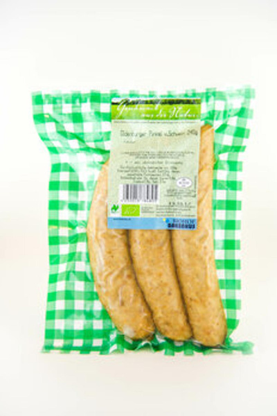 Produktfoto zu Oldenburger Pinkel 240g (3 Stück) Biohof Bakenhus