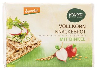 Produktfoto zu Vollkorn-Knäckebrot mit Dinkel 250g NATURATA