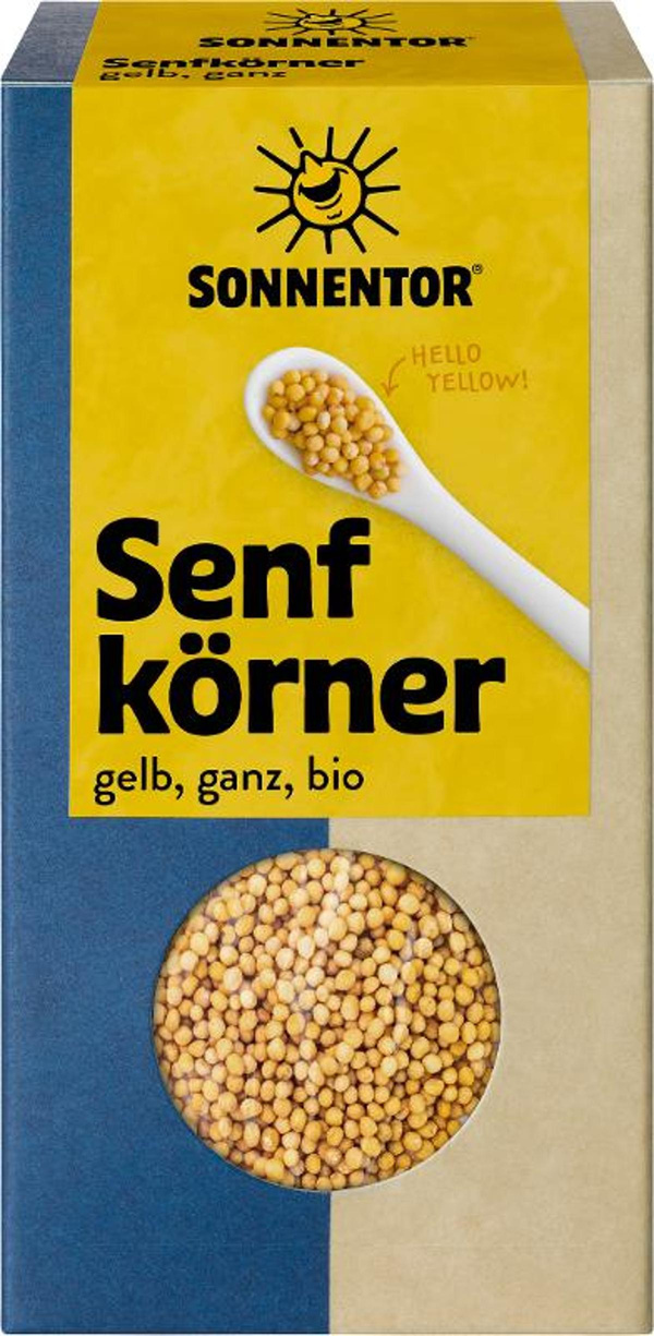 Produktfoto zu Senfkörner gelb ganz 120g Sonnentor