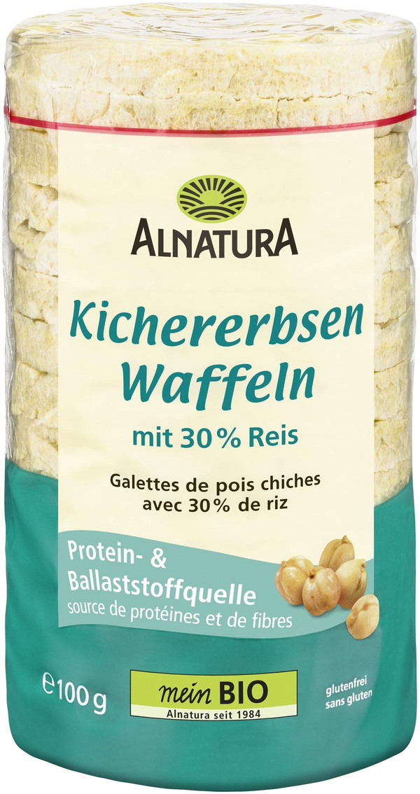 Produktfoto zu Kichererbsenwaffeln 100g Alnatura