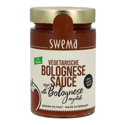 Produktfoto zu Vegetarische Bolognesesauce 300g SweMa