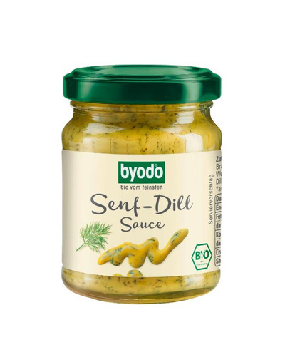 Produktfoto zu Senf Dill Sauce 125 ml byodo
