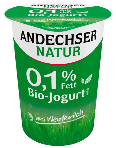 Produktfoto zu VPE Joghurt Fit mit 0,1% im Becher 6x500g Andechser