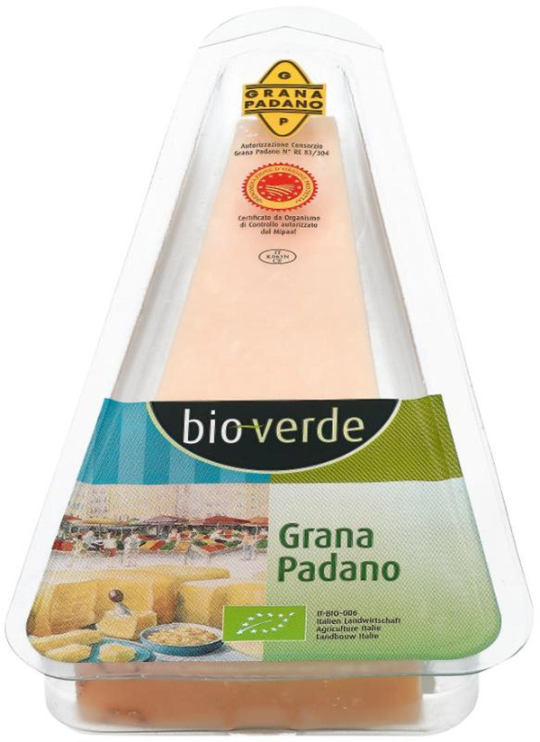 Produktfoto zu Grana Padano DOP 125g bio-verde