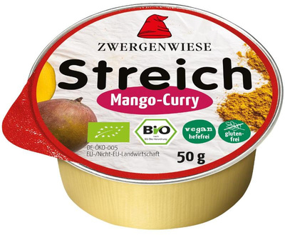 Produktfoto zu VPE Kleiner Streich Mango Curry 12x50g Zwergenwiese
