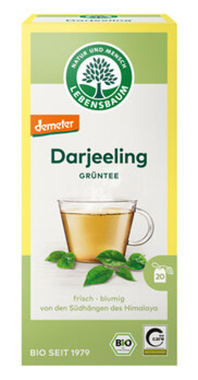 Produktfoto zu Darjeeling Ambootia Grüntee 20 TB Lebensbaum