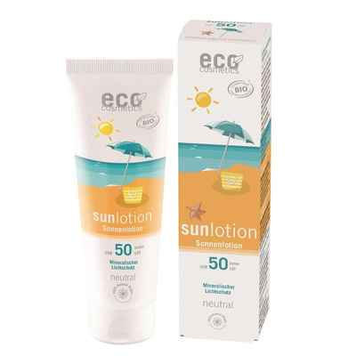 Produktfoto zu Sonnenlotion LSF 50 neutral 125 ml eco cosmetics
