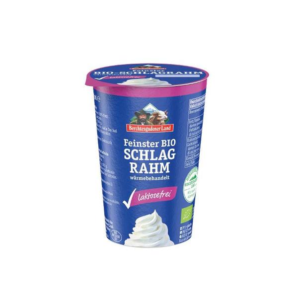Produktfoto zu Schlagsahne laktosefrei 30% 200g Berchtesgadener Land