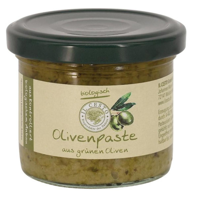 Produktfoto zu Olivenpaste grün 100g Il Cesto