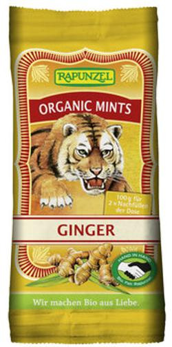 Produktfoto zu Organic Mints Ginger 100g Rapunzel