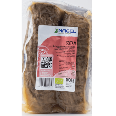 Produktfoto zu Seitan Natur 1kg Nagel Tofu